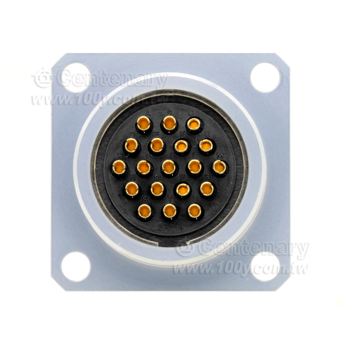 "TAJIMI" PRC04 Series 14P square male socket 3A/400V - 158652 Product Image