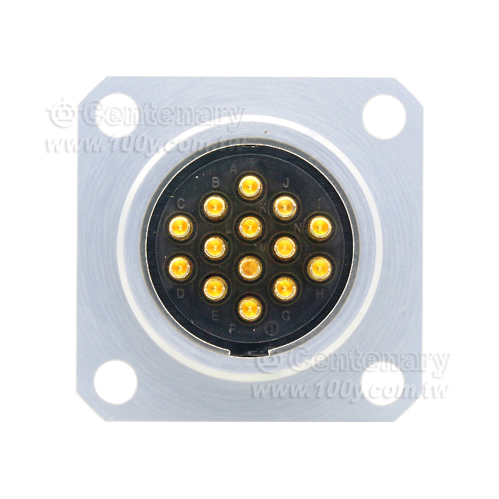 "TAJIMI" PRC04 Series 14P square male socket 3A/400V - 158651 Product Image