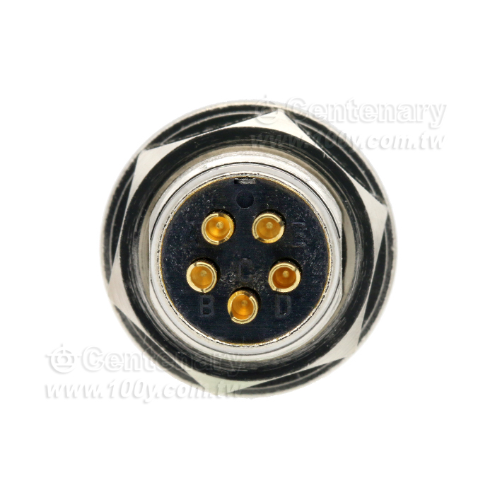 EPRC05系列  6P圓形公插座  2A/300V - 158668 產品圖片