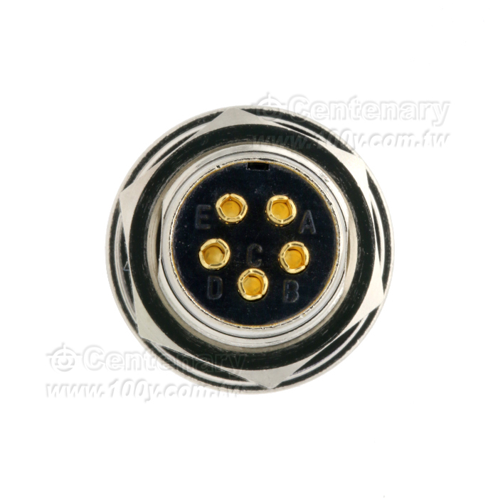 EPRC05系列  5P圓形母插座    2A/150V - 147251 產品圖片