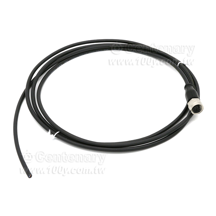 5P母頭 M12單頭連接線 2M - 93929 產品圖片
