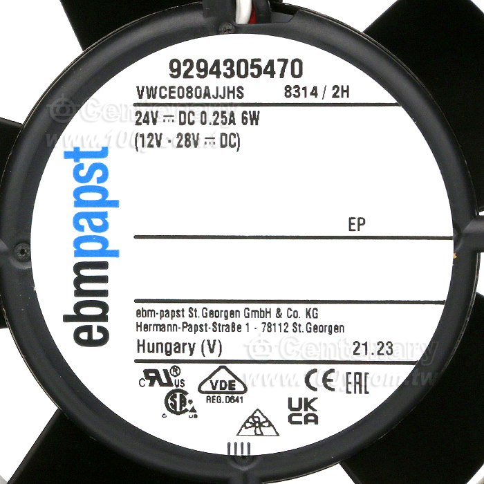 DC風扇6W 47.1 CFM（1.32m³/min） 3 引線 - 154735 產品圖片