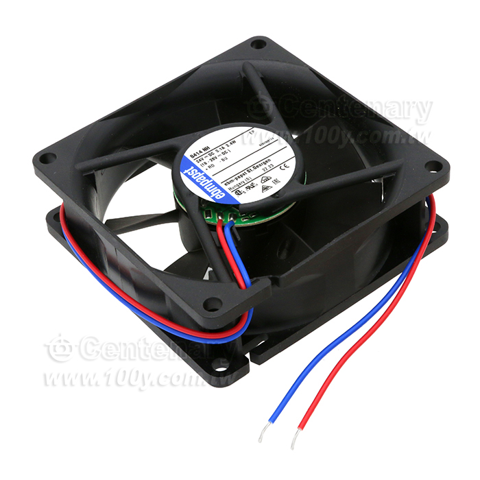 DC風扇37.0dB（A）2.4W 46.5 CFM（1.30m³/min） 2 引線 - 154736 產品圖片