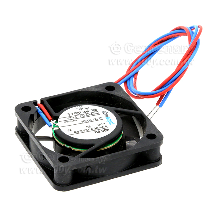 DC風扇方形5VDC 5.9CFM 900mW 6000RPM 18.0dB（A）2引線 - 154705 產品圖片