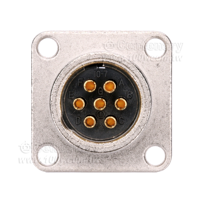 TAJIMI Female Flange Mount Receptacle - 157732 Product Image