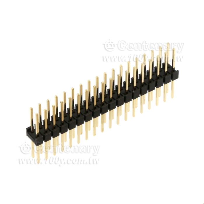 2*18P 排針 2.54mm 全長:18mm - 94154 產品圖片