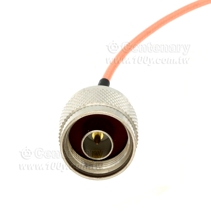 N公轉紫銅鱷魚夾35mm轉接線RG316線 - 155542 產品圖片