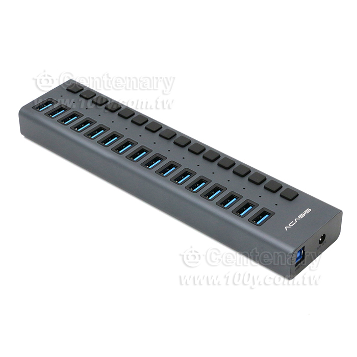 Acasis USB3.0分線器帶電源16口 - 155781 產品圖片