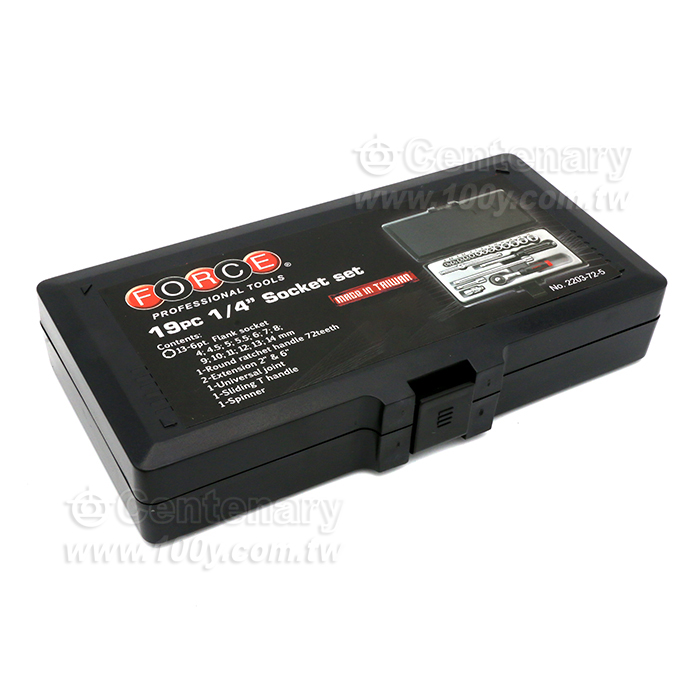 1/4" 套筒套件 19 件/組 - 94188 產品圖片