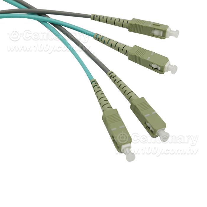 防鼠鎧裝光纖跳線(OM3)50/125um 線材Φ3.0mm SC-SC - 156710 產品圖片