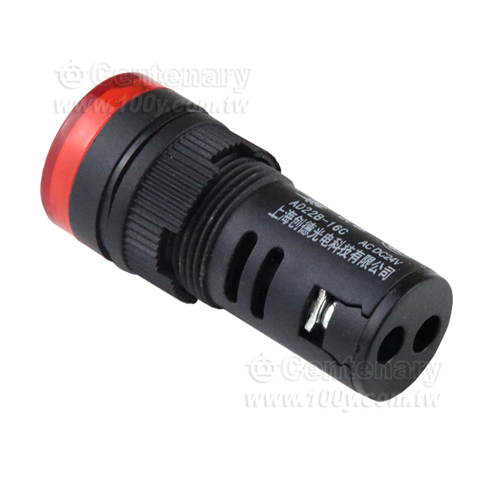 LED電源指示燈 16mm AC/DC24V 紅色 - 131225 產品圖片