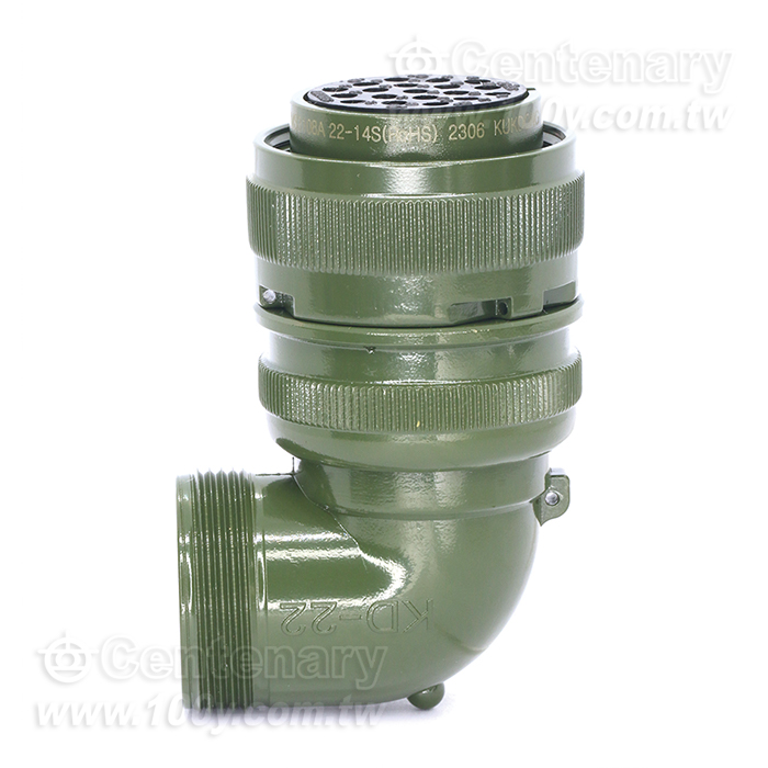 19P母端彎管接頭20A/500Vac - 53280 產品圖片
