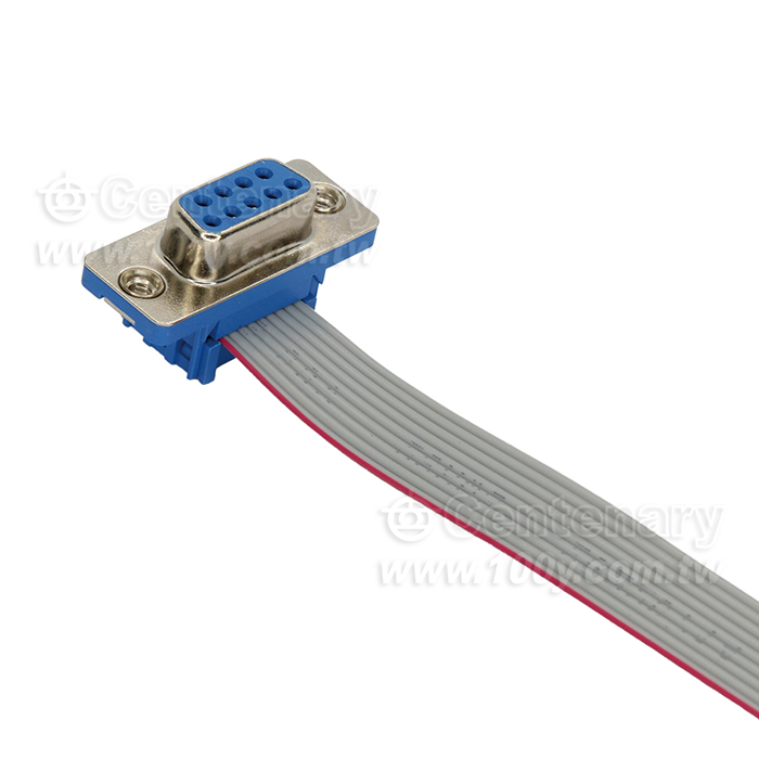 DB9母 TO DB9母 雙頭灰排線 15cm - 94572 產品圖片