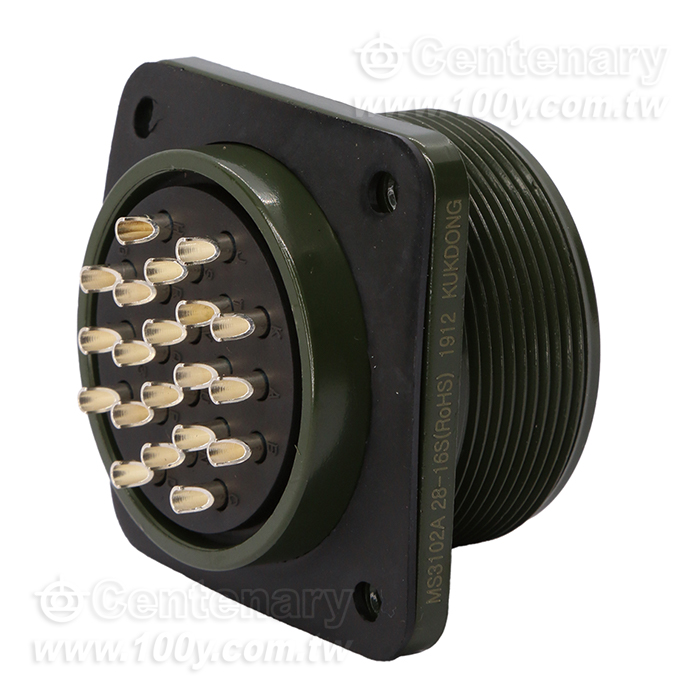 20P母端械外插座20A 500Vac - 57024 產品圖片
