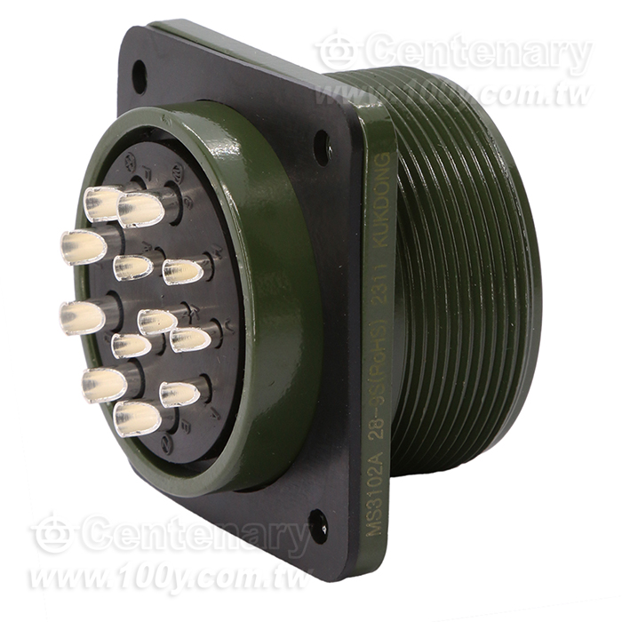 12P 母端械外插座 23A~35A/500Vac/700Vdc - 157711 產品圖片