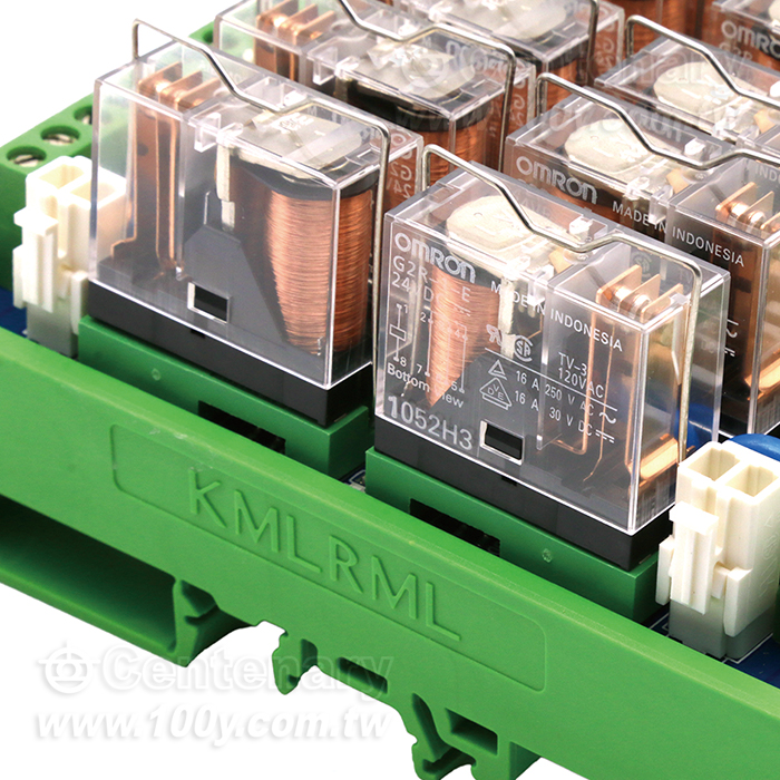 32P European Terminal 16A Relay Output Board - 94660 Product Image