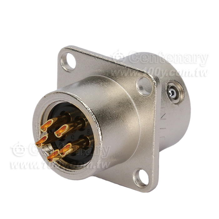 TAJIMI Male Flange Mount Receptacle - 157750 Product Image