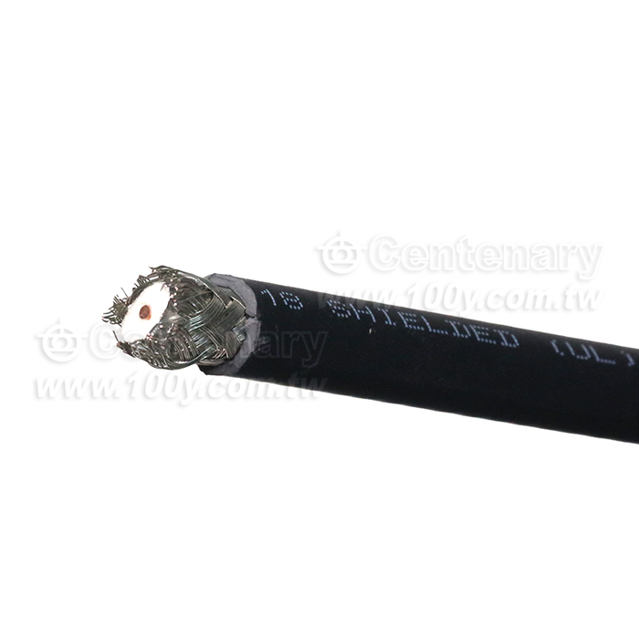RG-6/U  4.5G 高清數字音頻解碼同軸線 HD SDI  75歐- 黑色 - 148344 產品圖片