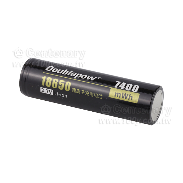 18650充電鋰電池 3.7V 尖頭 7400mWh =2000mAh - 159551 產品圖片
