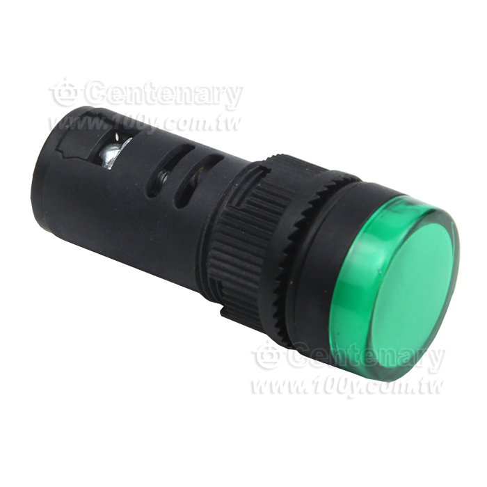 LED電源指示燈 16mm AC/DC24V 綠色 - 131223 產品圖片