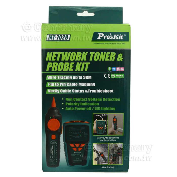 ProsKit 寶工 MT-7028 音頻網路查線器 - 160219 產品圖片