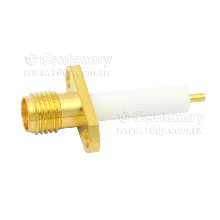 SMA Jack 2 Hole Flange With Round Contact - 94778 產品圖片