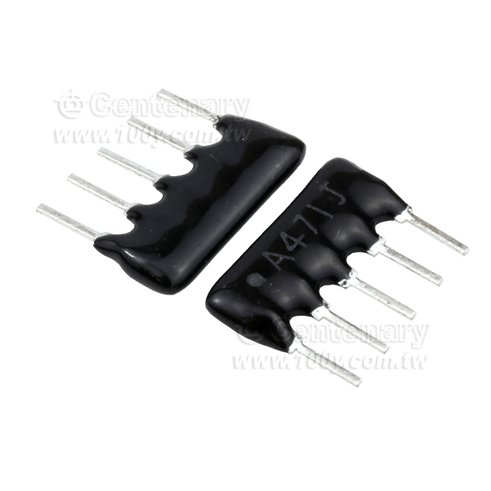 A 1/8W 470ohm ±5%   5PINS - 5490 產品圖片