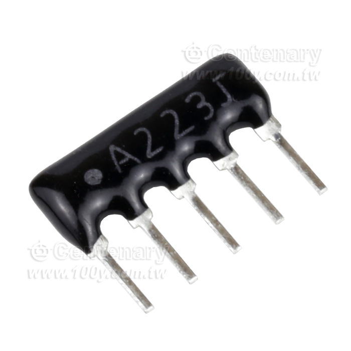 A-Type 5Pins 1/8W SIP Resistor Networks - 159864 Product Image