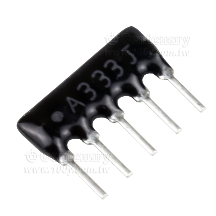 A-Type 5Pins 1/8W SIP Resistor Networks - 159865 Product Image