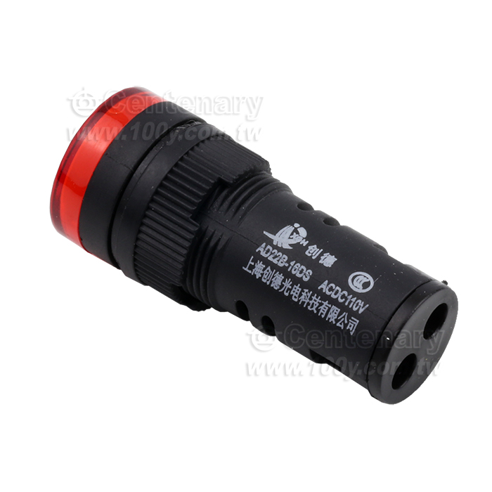 LED電源指示燈 16mm AC/DC110V 紅色 - 131226 產品圖片
