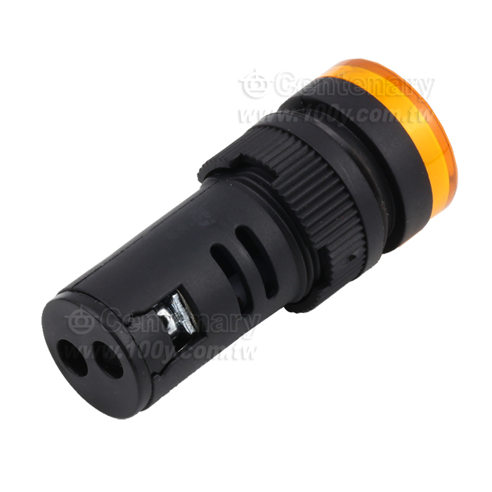 LED電源指示燈 16mm AC/DC24V 黃色 - 131231 產品圖片
