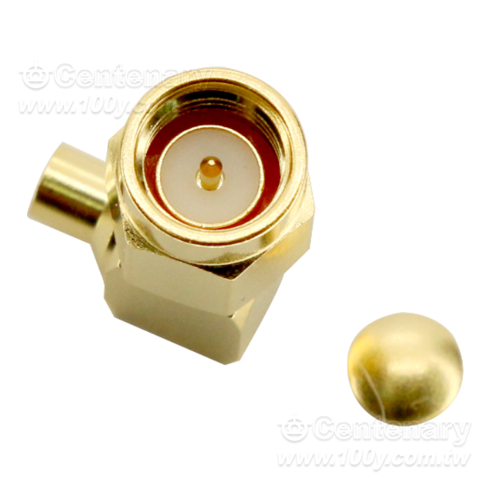 SMA Plug Solder Right Angle - 95124 產品圖片