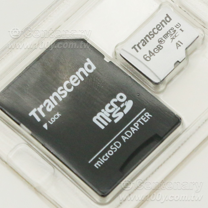Transcend_64GB UHS-I U1 microSD with Adapter(Small Card Including Transfer Card) - 95397 Product Image