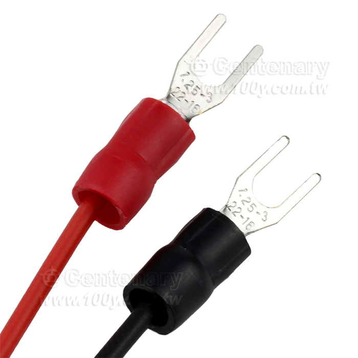 BNC母頭 轉 叉型U型冷壓端子連接線轉接線0.3M - 161274 產品圖片