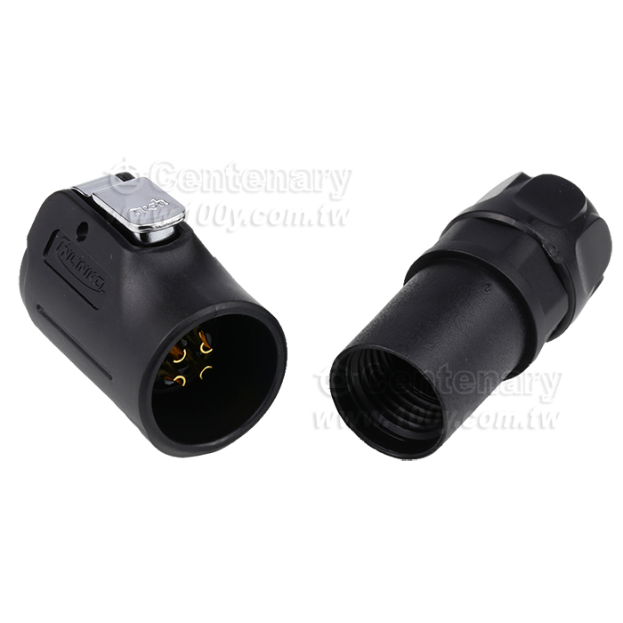 Cnlinko  LP12 Type 4core Male Plug/Multi core power supply Industrial waterproof connectors - 119823 Product Image