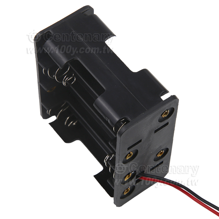 3號8只 背靠背電池盒方型 (串聯) - 161228 產品圖片