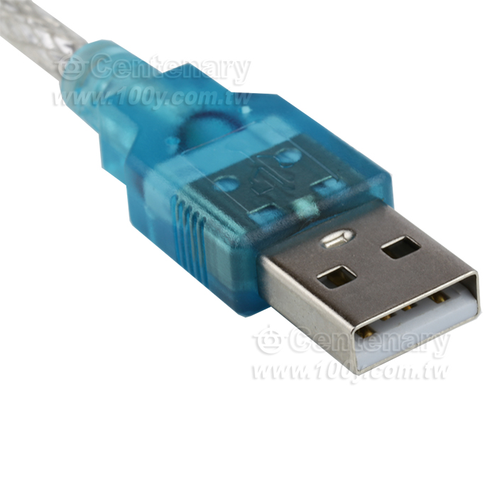 USB轉RS232數據線 約0.8M 公頭螺母款 - 161216 產品圖片
