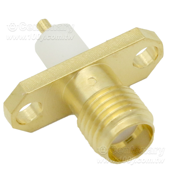 SMA Jack ψ16mm 2 Hole Flange With Round Contact - 95336 Product Image