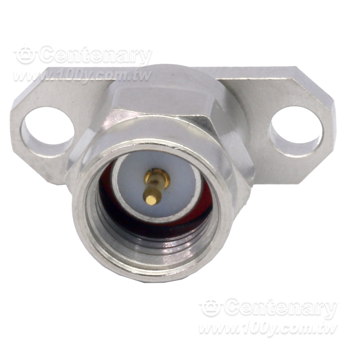 SMA Plug ?16mm 2 Hole Flange With Round Contact - 95410 Product Image
