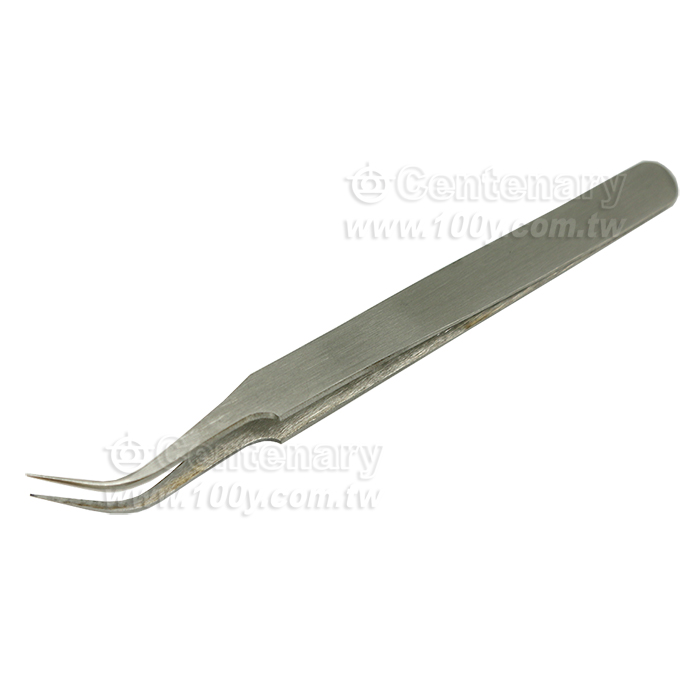 Prokits_Stainless Steel Anti-Magnetic Curved Tip Tweezer - 95456 Product Image