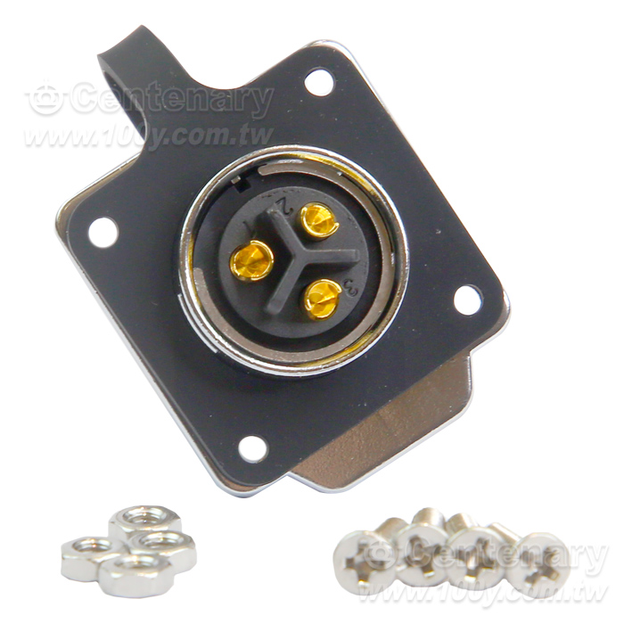 Cnlinko  LP20 type 3 core French Female socket - 155563 Product Image