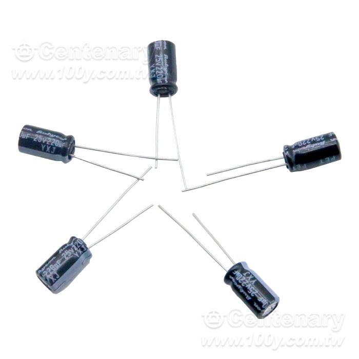 YXJ高頻低阻電容系列 220uF/25V ±20% 105℃  6*11mm - 162723 產品圖片