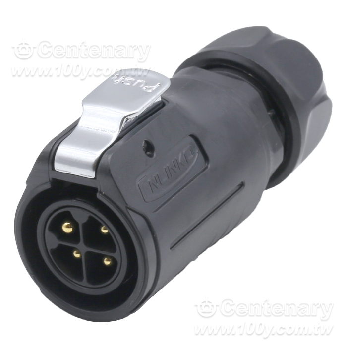 Cnlinko  LP20 type 4-core male plug plastic version welded type - 162614 Product Image