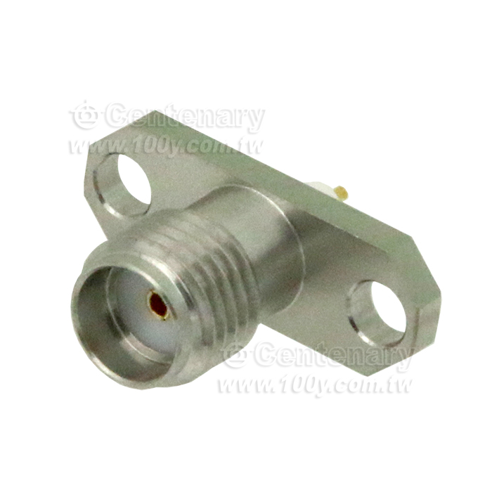 SMA Jack ?16mm 2 Hole Flange With Round Contact - 95511 Product Image
