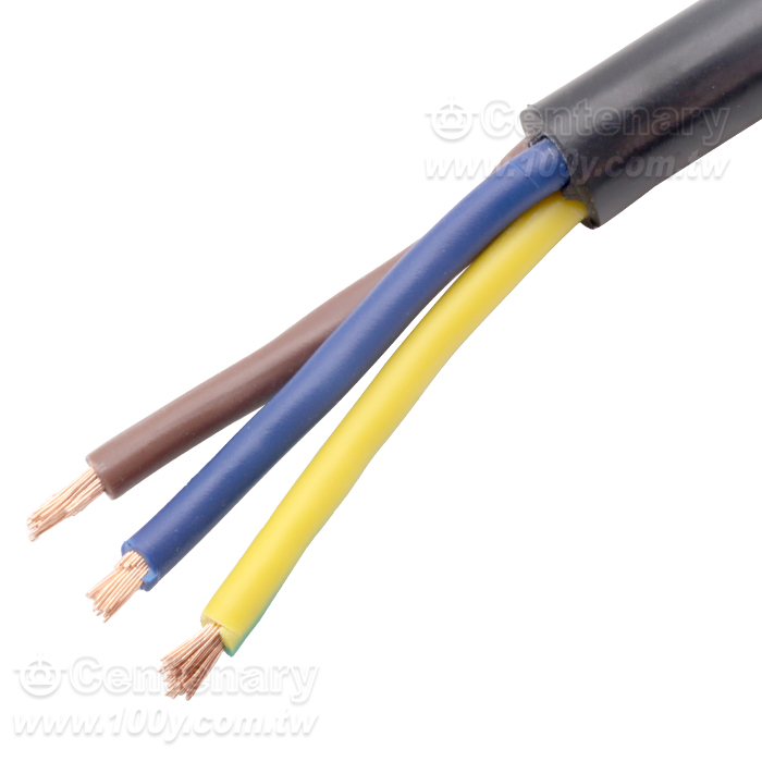 16AWG(1.5mm2) UK Style 3-Conductor Power Cord BSI 1.8M - 162771 Product Image