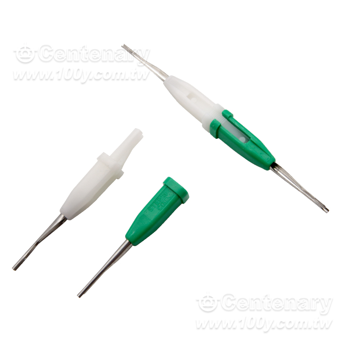 美國STP 金屬退針器  綠白 Contact Size 22D - 162880 產品圖片