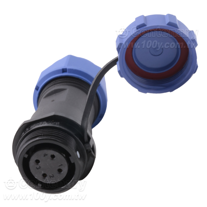 IP68 Cable Connector Cable plug + cable docking socket - 162804 Product Image