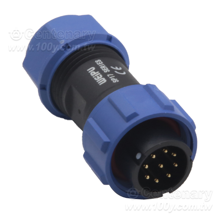 電纜插頭+後螺母插座9P 4A/500V - 162813 產品圖片