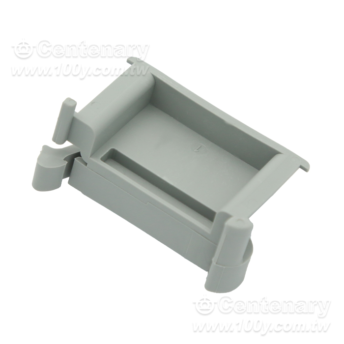 WAGO Angle DIN track adapter; Through the fixed bracket; 221-500 or 222-500; Can be installed on DIN 35 rail; gray - 163024 Product Image