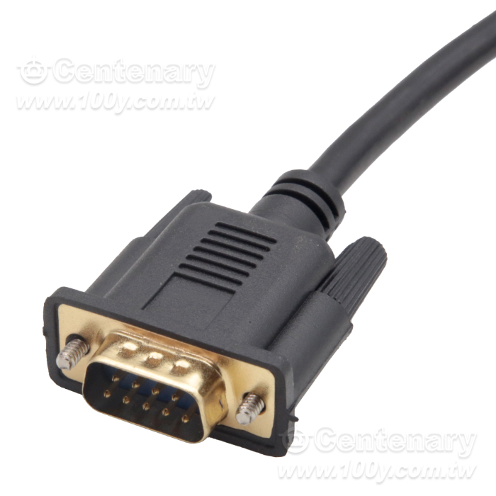 DB9單頭帶端子串口線  公頭 純銅26AWG - 163872 產品圖片